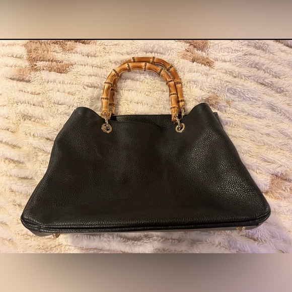 Mark and Graham BAMBOO ELISABETTA SLOUCH HANDBAG no monogram - Picture 2 of 5